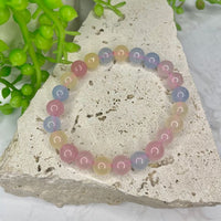 Chalcedony Bead Bracelet