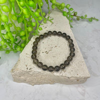 Smoky Quartz Bead Bracelet