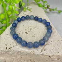 Blue Aventurine Bead Bracelet