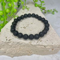 Lava Stone Bead Bracelet