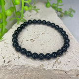 Black Obsidian Bead Bracelet