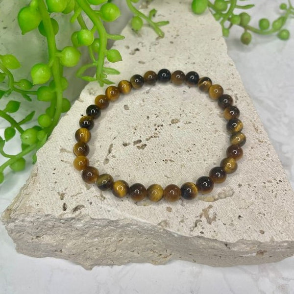 Tigers Eye Bead Bracelet