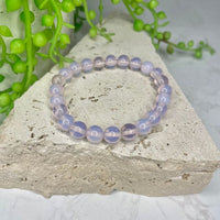 Pink Opalite Bead Bracelet