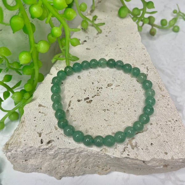 Green Aventurine Bead Bracelet