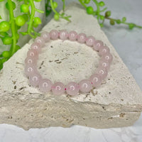 Rose Quartz Bead Bracelet