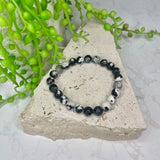 Orca Agate Bead Bracelet