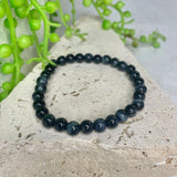 Tigers Eye - Blue Bead Bracelet