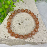 Fire Quartz Bead Bracelet