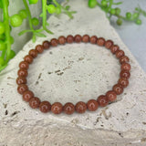 Goldstone Bead Bracelet